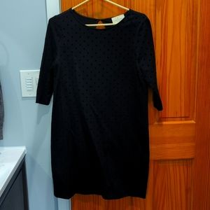 Kate Spade dotted black Shift dress - Small